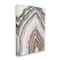 Stupell Industries Pink Neutral Geode Rock Canvas Wall Art